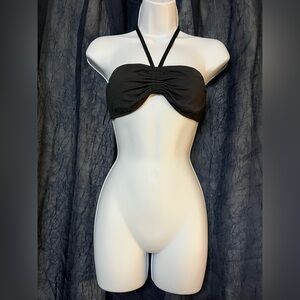 Malia Mills Women’s Black Bikini Top Size 36 EUC